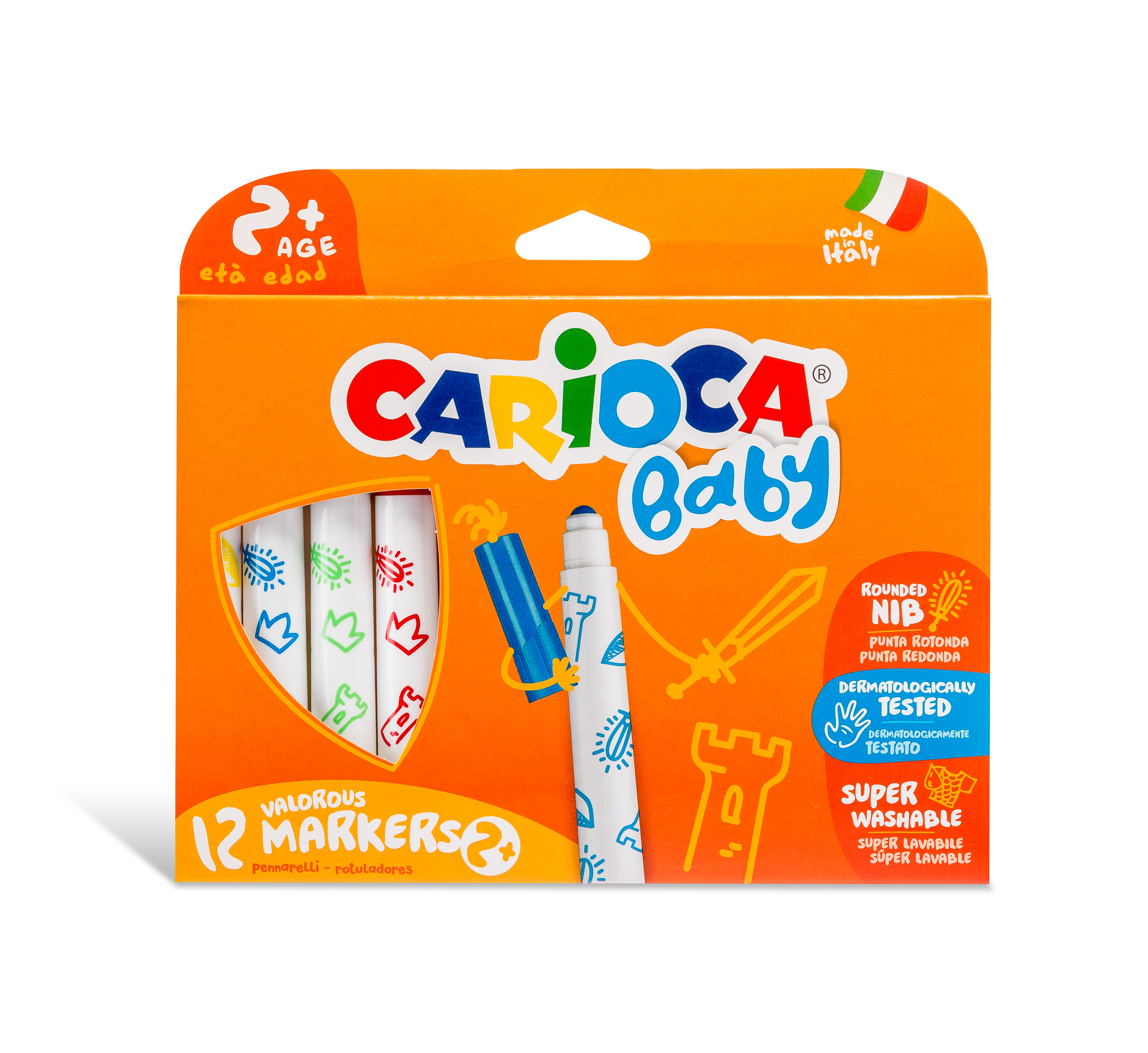 Carioca Baby Markers - Pack of 12